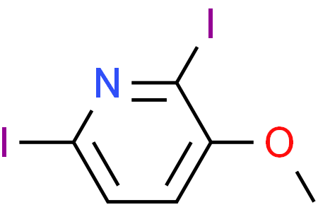 2,6-Diiodo-3-methoxypyridine 2,6-二碘-3-甲氧基吡啶