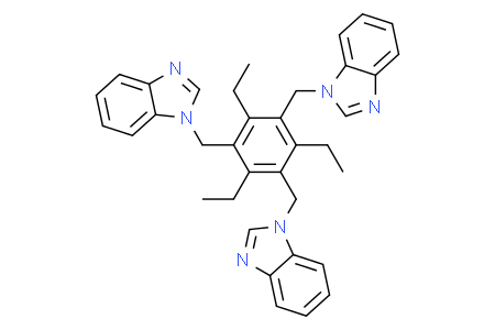 1,1',1''-((2,4,6-triethylbenzene-1,3,5-triyl)tris(methylene))tris(1H-benzo[d]imidazole)
