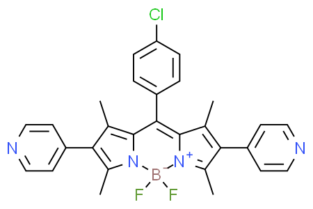 10-(4-chlorophenyl)-5,5-difluoro-1,3,7,9-tetramethyl-2,8-di(pyridin-4-yl)-5H-dipyrrolo[1,2-c:2',1'-f][1,3,2]diazaborinin-4-ium-5-uide
