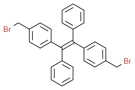 1,2-bis(4-(bromomethyl)phenyl)-1,2-diphenylethene 1,2-二苯基-1,2-二(4-芐溴基苯基)乙烯