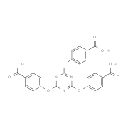 2,4,6-tris(4-carboxyphenoxy)-1,3,5-triazine 2,4,6-三(4-羧基苯氧基)-1,3,5-三嗪