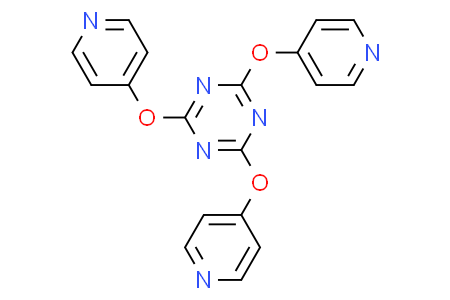 2,4,6-Tris-(pyridin-4-yloxy)-[1,3,5]triazine 2,4,6-三(4-吡啶基)-1,3,5-三嗪