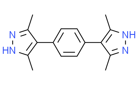 1H-Pyrazole, 4,4'-(1,4-phenylene)bis[3,5-dimethyl- 4,4'-(1,4-苯基亞甲基)二[3,5-二甲基-1H-吡唑]