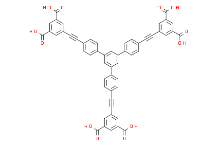 1,3,5-Tris(4-(3,5-dicarboxyphenylethynyl)phenyl)benzene 1,3,5-三(4-(3,5-二羧基苯基乙炔)苯基)苯