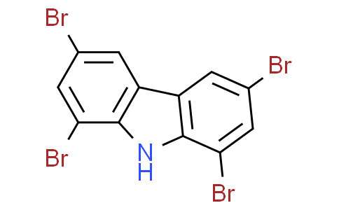 1,3,6,8-tetrabromo-9H-carbazole 1,3,6,8-四溴咔唑