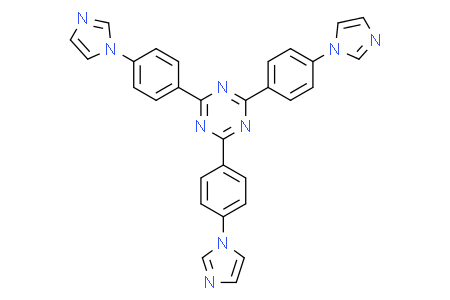 2-(4-(4H-imidazol-4-yl)phenyl)-4,6-bis(4-(4,5-dihydroimidazol-1-yl)phenyl)-1,3,5-triazine 2,4,6-三[4-(1-咪唑基苯基)]-1,3,5-三嗪