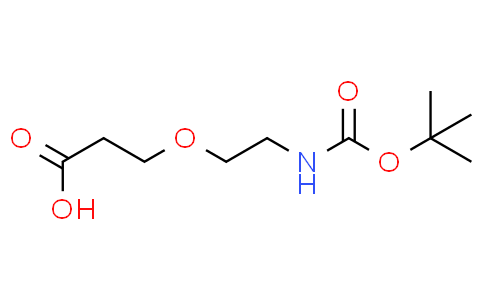 3-(2-((tert-butoxycarbonyl)amino)ethoxy)propanoic acid