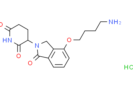 3-(4-(4-aminobutoxy)-1-oxoisoindolin-2-yl)piperidine-2,6-dione hydrochloride