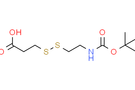 3-((2-((tert-butoxycarbonyl)amino)ethyl)disulfanyl)propanoic acid