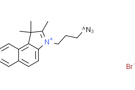 3-(3-azidopropyl)-1,1,2-trimethyl-1H-benzo[e]indol-3-ium bromide
