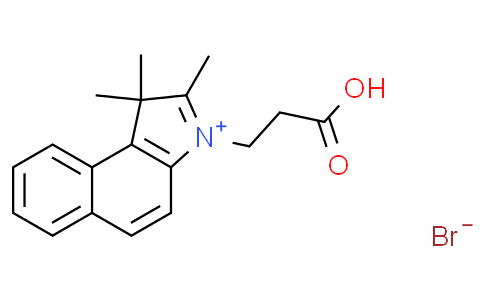 3-(2-carboxyethyl)-1,1,2-trimethyl-1H-benzo[e]indol-3-ium bromide