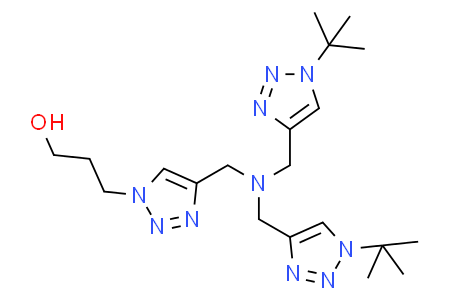 3-(4-((bis((1-(tert-butyl)-1H-1,2,3-triazol-4-yl)methyl)amino)methyl)-1H-1,2,3-triazol-1-yl)propan-1-ol