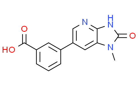 3-(1-methyl-2-oxo-2,3-dihydro-1H-imidazo[4,5-b]pyridin-6-yl)benzoic acid