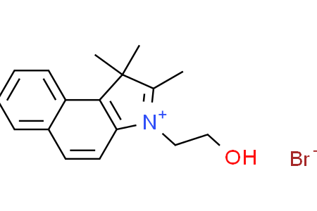 3-(2-hydroxyethyl)-1,1,2-trimethyl-1H-benzo[e]indol-3-ium bromide