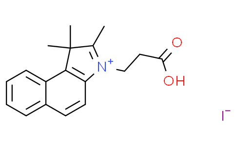 3-(2-carboxyethyl)-1,1,2-trimethyl-1H-benzo[e]indol-3-ium iodide