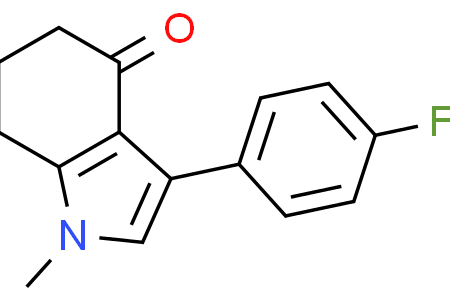 3-(4-fluorophenyl)-1-methyl-1,5,6,7-tetrahydro-4H-indol-4-one