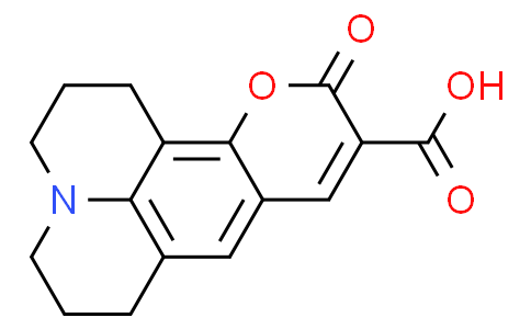 11-oxo-2,3,5,6,7,11-hexahydro-1H-pyrano[2,3-f]pyrido[3,2,1-ij]quinoline-10-carboxylic acid 香豆素 343