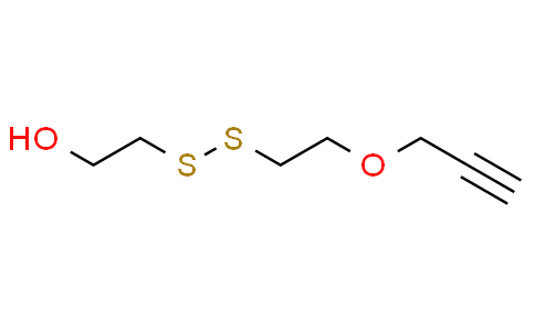 Propargyl-PEG1-SS-alcohol