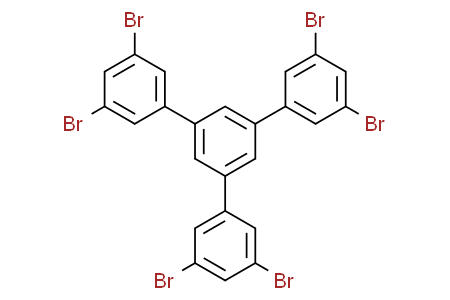 3,3'',5,5''-Tetrabromo-5'-(3,5-dibromophenyl)-1,1':3',1''-terphenyl 1,3,5-三(3,5-二溴苯基)苯