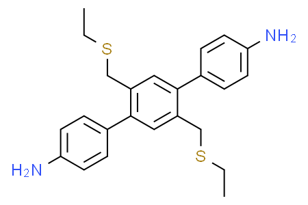 2',5'-bis((ethylthio)methyl)-[1,1':4',1''-terphenyl]-4,4''-diamine