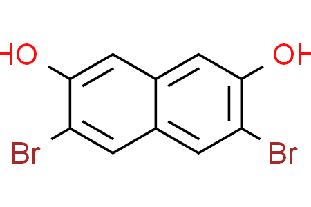 3,6-Dibromonaphthalene-2,7-diol 3,6-二溴萘-2,7-二醇