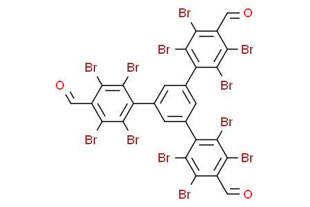 2,2'',3,3'',5,5'',6,6''-octabromo-5'-(2,3,5,6-tetrabromo-4-formylphenyl)-[1,1':3',1''-terphenyl]-4,4''-dicarbaldehyde