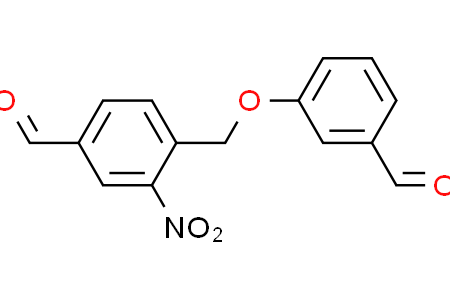 4-((3-formylphenoxy)methyl)-3-nitrobenzaldehyde