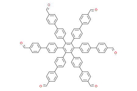 3'',4'',5'',6''-tetrakis(4'-formyl-[1,1'-biphenyl]-4-yl)-[1,1':4',1'':2'',1''':4''',1''''-quinquephenyl]-4,4''''-dicarbaldehyde