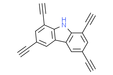 1,3,6,8-tetraethynyl-9H-carbazole 1,3,6,8-四乙炔基-咔唑