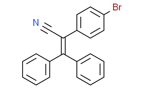2-(4-bromophenyl)-3,3-diphenylacrylonitrile 2-(4-溴苯基)-3,3-二苯乙烯腈