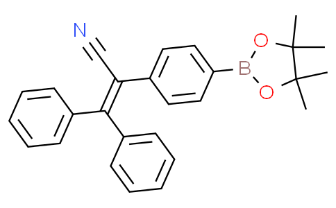 3,3-diphenyl-2-(4-(4,4,5,5-tetramethyl-1,3,2-dioxaborolan-2-yl)phenyl)acrylonitrile
