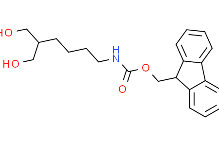 2-(N-Fmoc-4-aminobutyl)-1,3-propanediol (9H-芴-9-基)甲基(6-羥基-5-(羥甲基)己基)氨基甲酯