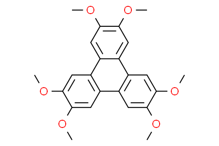2,3,6,7,10,11-hexamethoxytriphenylene 2,3,6,7,10,11-六甲氧基三亞苯
