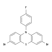 3,7-dibromo-10-(4-fluorophenyl)-10H-phenothiazine