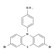 4-(3,7-dibromo-10H-phenothiazin-10-yl)aniline