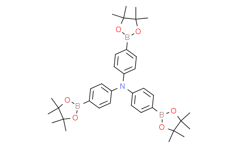 4-(Tetramethyl-1,3,2-dioxaborolan-2-yl)-N,N-bis-[4-(tetramethyl-1,3,2-dioxaborolan-2-yl)phenyl 三(4-硼酸頻呢醇酯苯基)胺