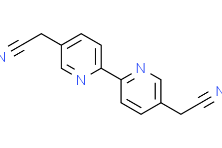 2,2'-([2,2'-Bipyridine]-5,5'-diyl)diacetonitrile 2,2'-([2,2'-聯吡啶]-5,5'-二基)二乙腈