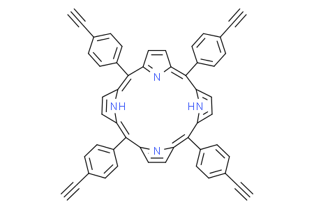 21H,​23H-​Porphine, 5,​10,​15,​20-​tetrakis(4-​ethynylphenyl)​- 5,10,15,20-四(4-乙炔基苯基)卟啉