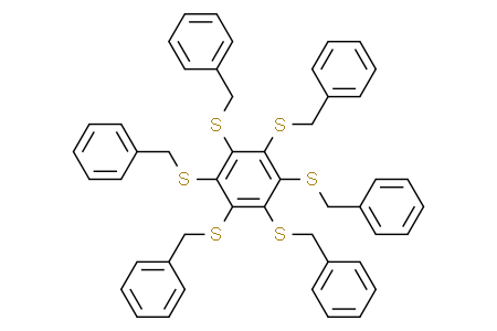 1,2,3,4,5,6-hexakis(benzylthio)benzene 六(芐基硫代)苯