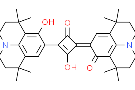 2,4-Bis[8-hydroxy-1,1,7,7- tetramethyljulolidin-9-yl]- squaraine 2,4-雙[8-羥基-1,1,7,7-四甲基久洛尼定-9-基]方酸