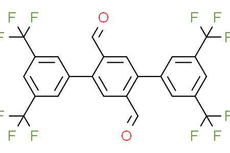 3,3'',5,5''-tetrakis(trifluoromethyl)-[1,1':4',1''-terphenyl]-2',5'-dicarbaldehyde