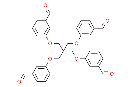 3,3'-((2,2-bis((3-formylphenoxy)methyl)propane-1,3-diyl)bis(oxy))dibenzaldehyde 3,3'-(2,2-二(3-甲酰苯氧基)甲基)丙烷-1,3-二(氧基)二苯甲醛