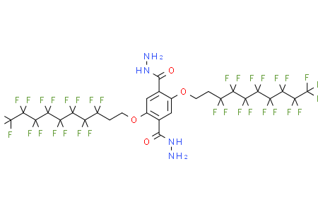 2,5-二(3,3,4,4,5,5,6,6,7,7,8,8,9,9,10,10,10-十七氟癸酰基)對苯二酰肼