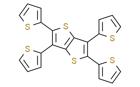 2,3,5,6-tetra(thiophen-2-yl)thieno[3,2-b]thiophene