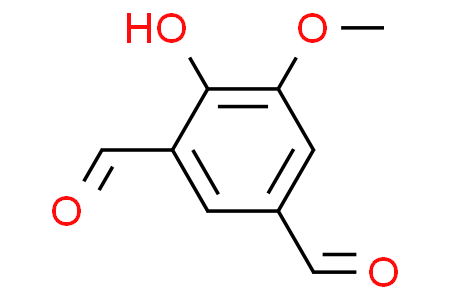 1,3-Benzenedicarboxaldehyde,4-hydroxy-5-methoxy- 2-甲氧基-4,6-二醛基苯酚
