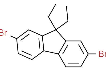 2,7-dibromo-9,9-diethyl-9H-fluorene 2,7-二溴-9,9-二乙基-9H-芴