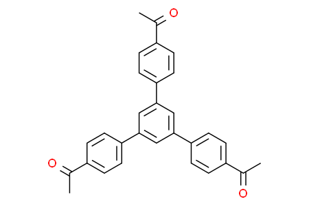 1,3,5-tri(4,4',4"-acetylphenyl)benzene 1,3,5-三(4,4',4"-乙酰苯基)苯