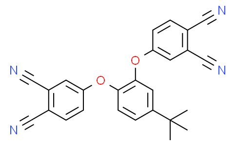 1,2-Bis(3,4-dicyanophenoxy)-4-tert-butylbenzene 1,2-雙(3,4-二氰基苯氧基)-4-叔丁基苯