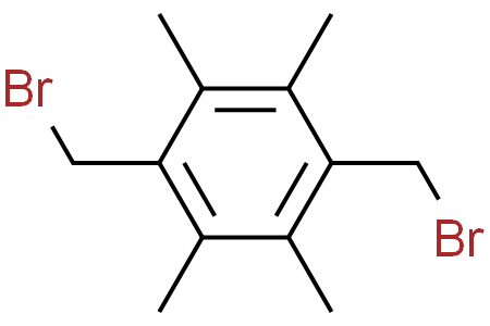 1,4-bis(bromomethyl)-2,3,5,6-tetramethylbenzene 1,4-雙(溴甲基)-2,3,5,6-四甲基苯