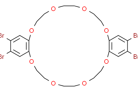 2,3,16,17-tetrabromo-6,7,9,10,12,13,20,21,23,24,26,27-dodecahydrodibenzo[b,n][1,4,7,10,13,16,19,22]octaoxacyclotetracosine